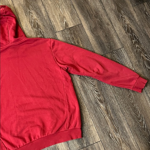 Adidas Red Gameday Hoodie Mens Size Medium - Picture 6 of 15